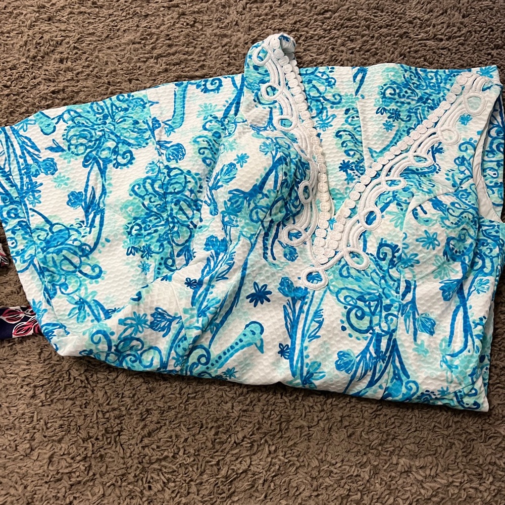 Lilly Pulitzer dress- Back Up Ostrich Size 2